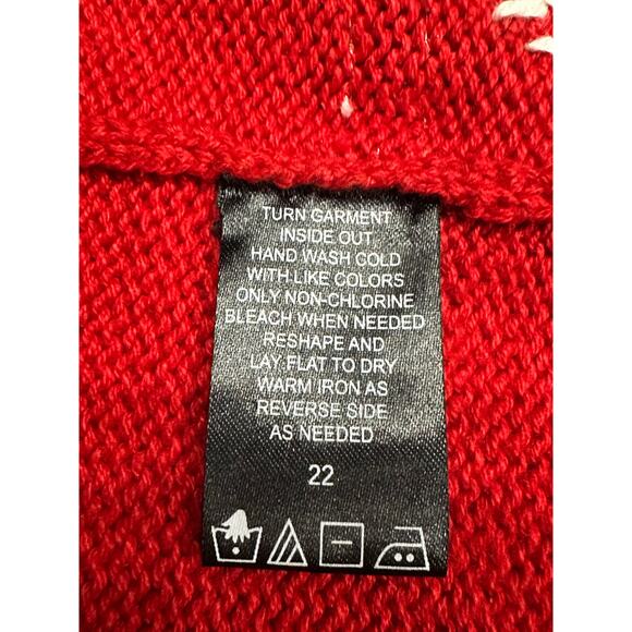 Women’s Christmas Vest sleeveless Fuzzy Collar Snowflakes Christmas Tree S Red - Picture 5 of 9